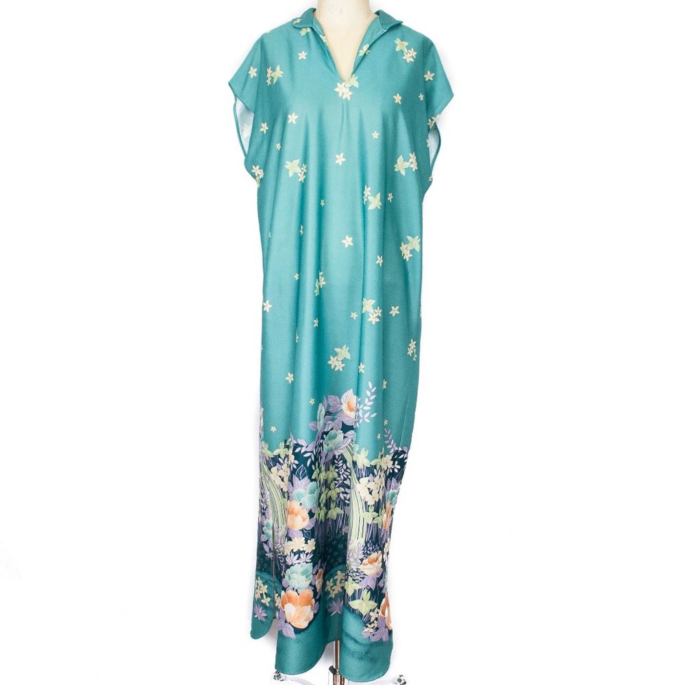 VTG Granada | Floral Pattern Muumuu Dress
